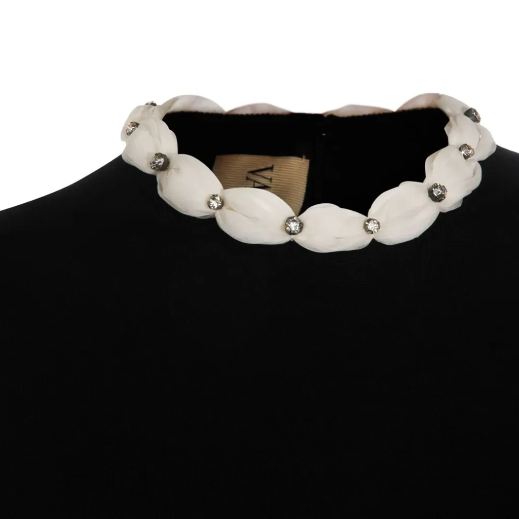 Top With Embellished Collar