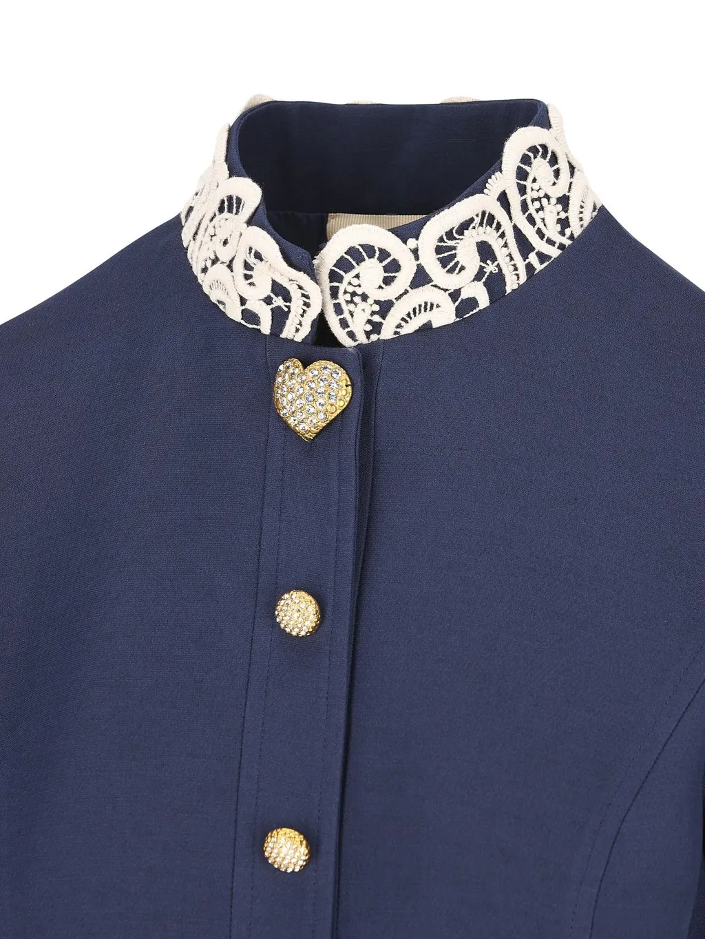 Dress With Lace Trim