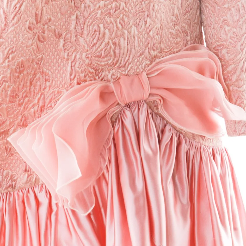 Embellished Dress With Bow Detail