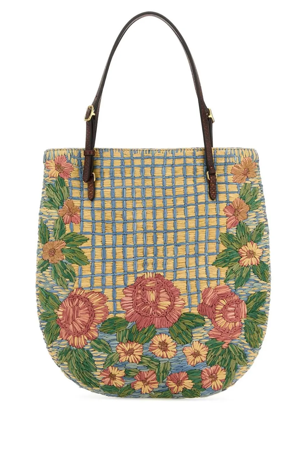 Valentino Garavani Vltn Raffia Tote Bag