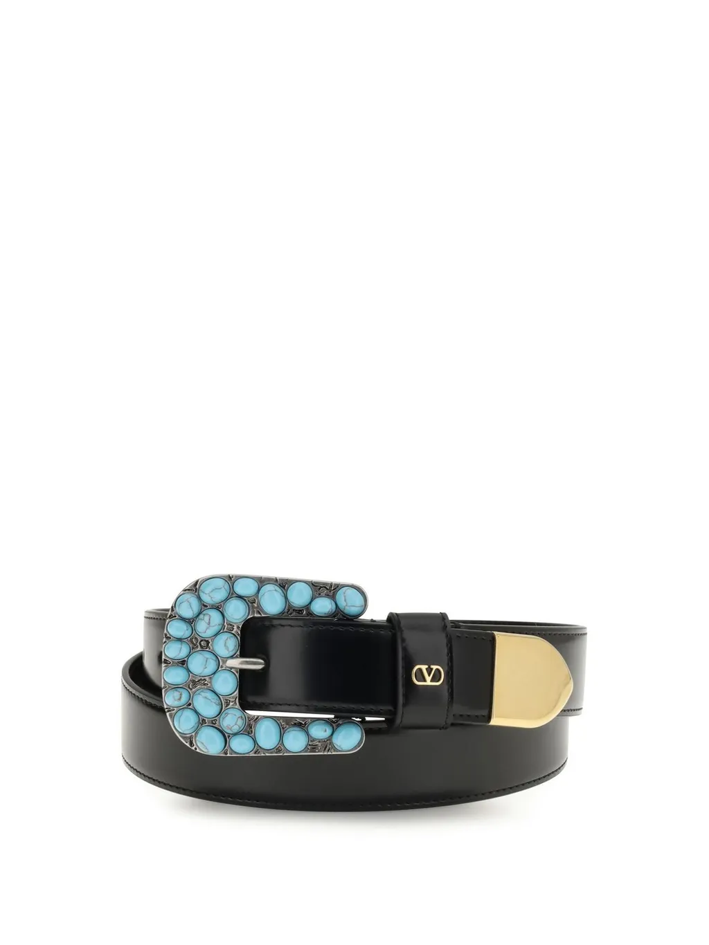 Belt With Turquoise Buckle