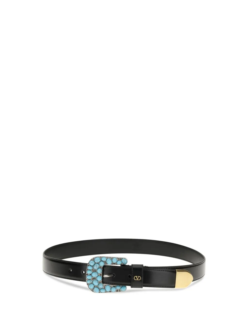 Belt With Turquoise Buckle
