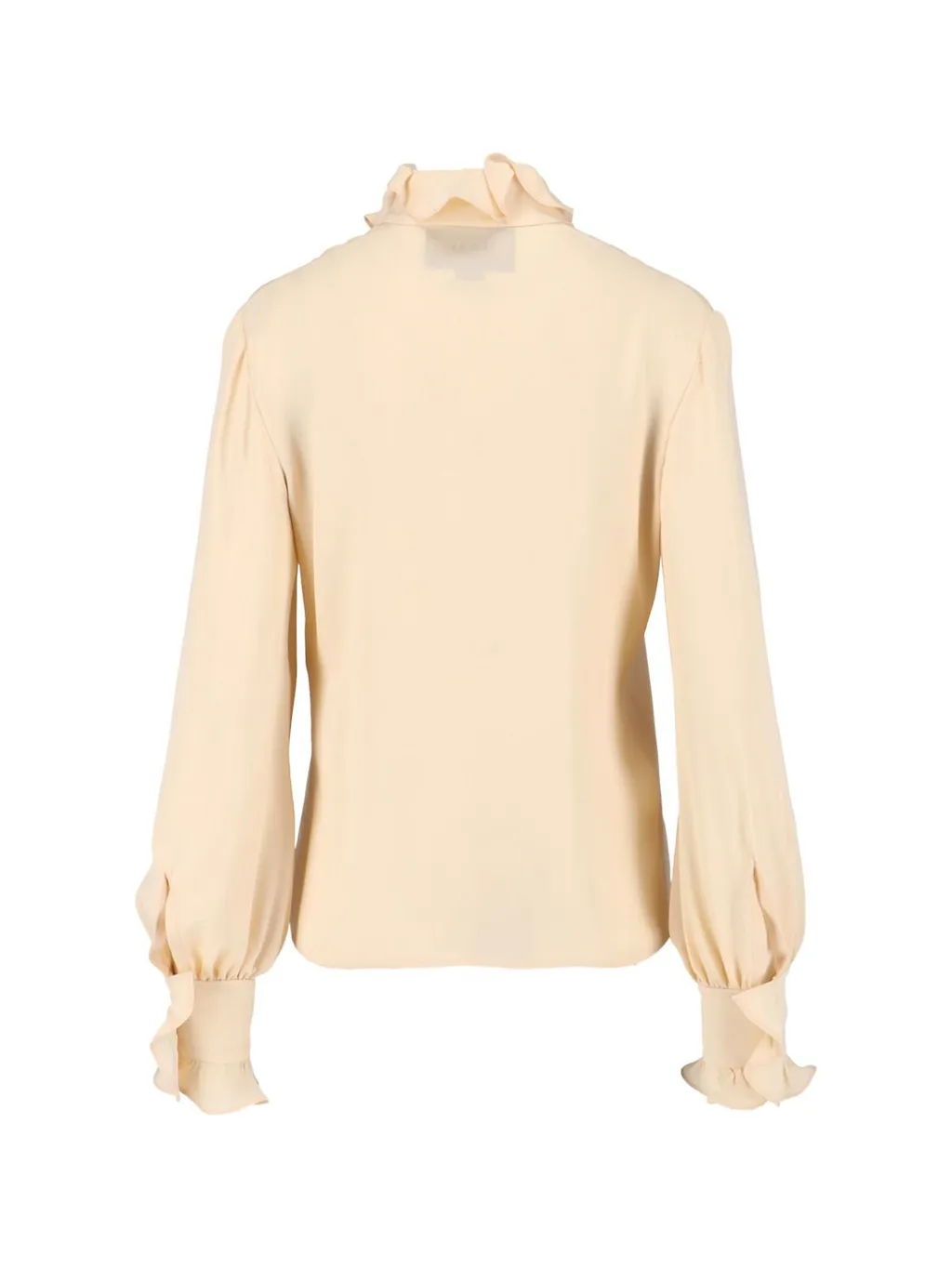Ruffled High Neck Blouse