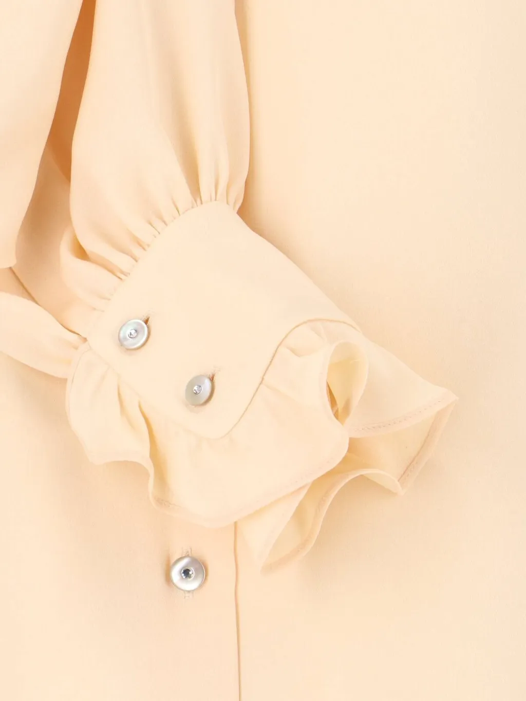 Ruffled High Neck Blouse