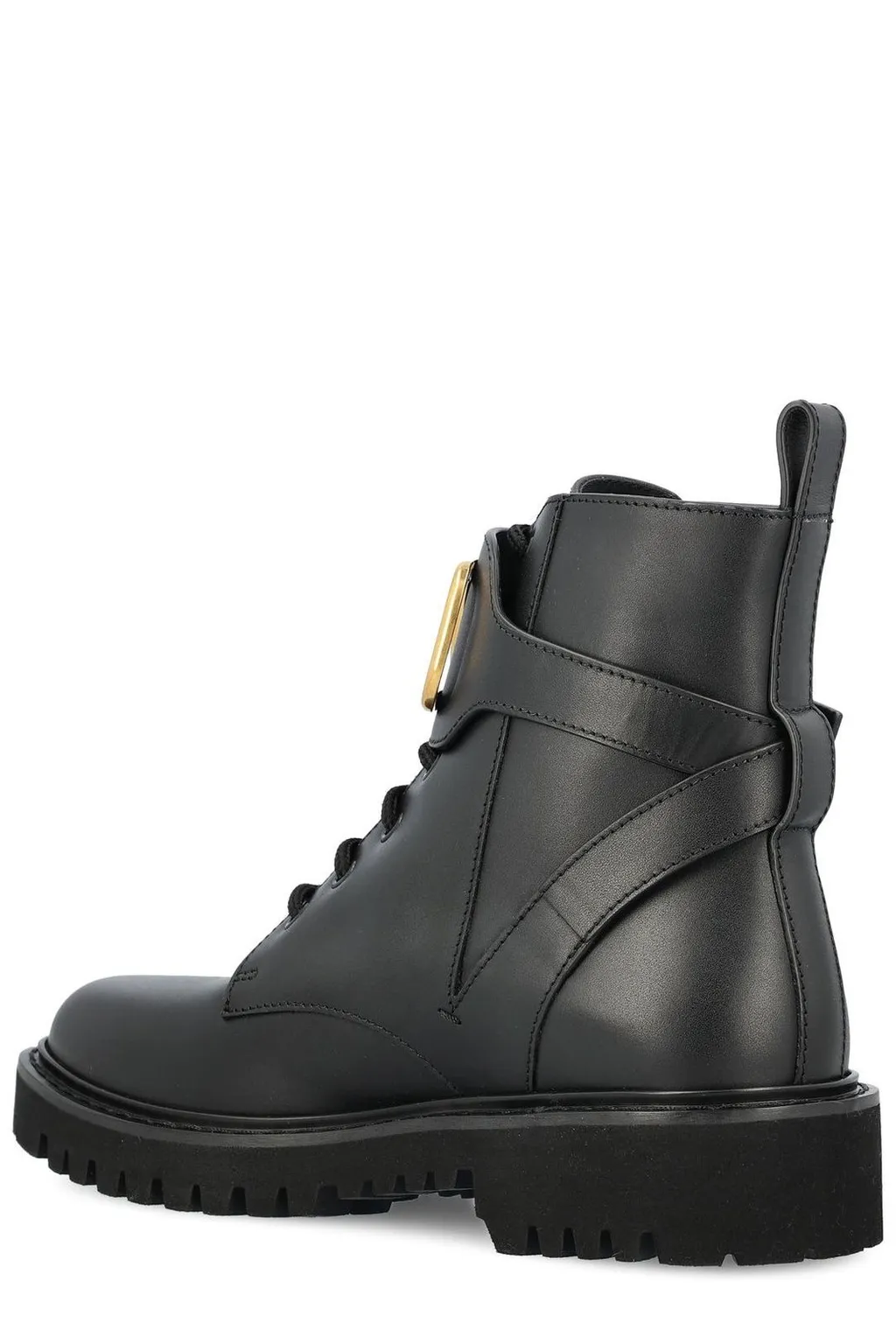 Lace-Up Combat Boots