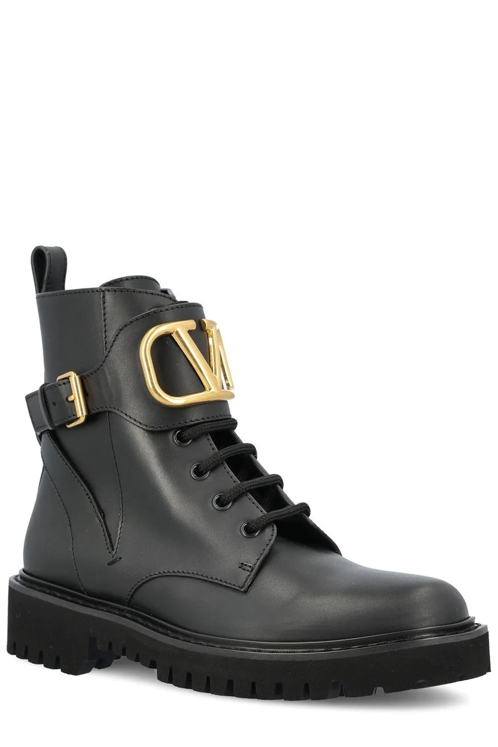 Lace-Up Combat Boots