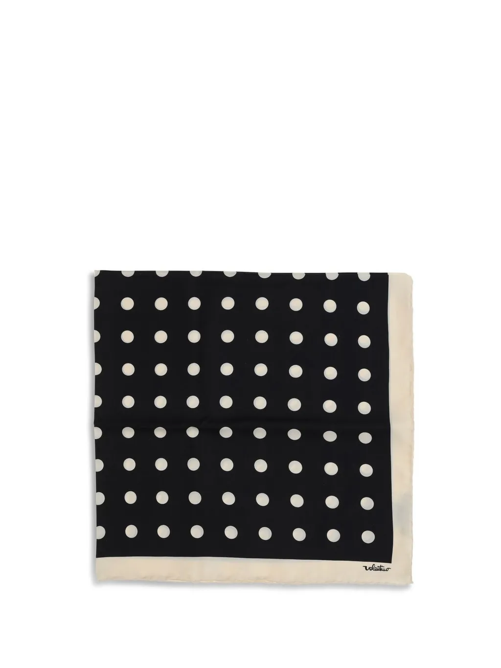 Polka Dot Silk Scarf