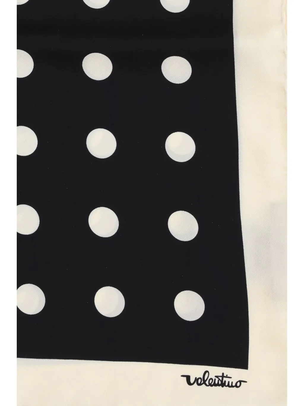 Polka Dot Silk Scarf