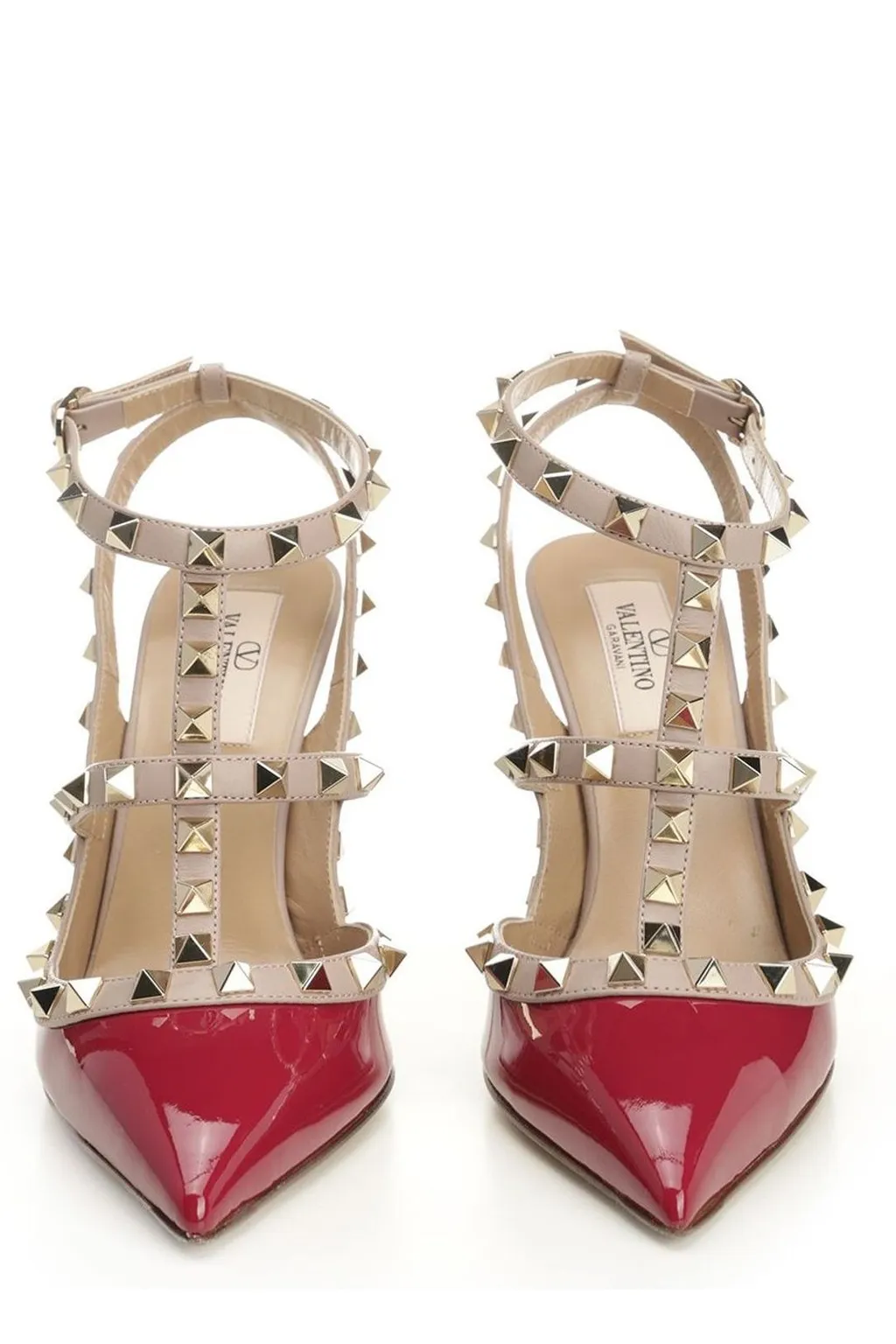 Rockstud T-Strap Pumps