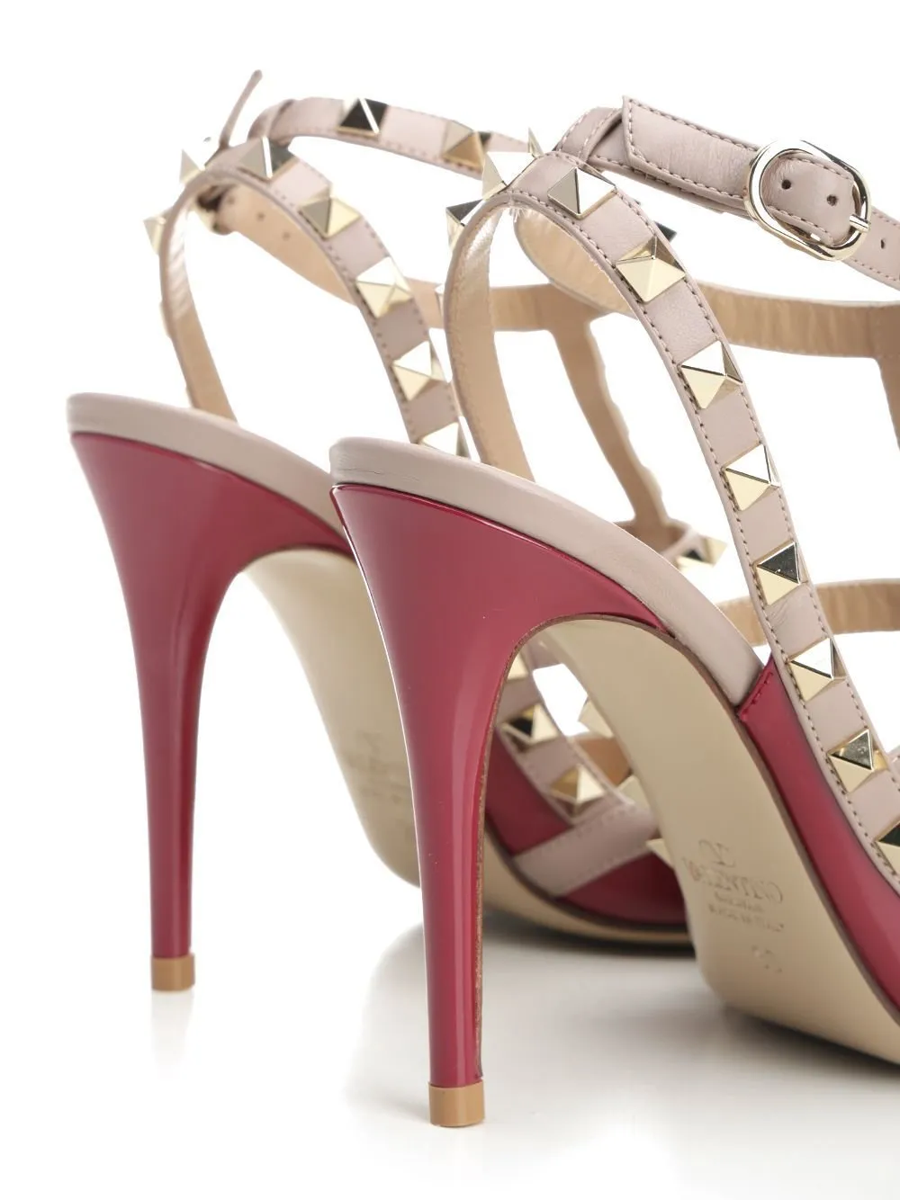 Rockstud T-Strap Pumps