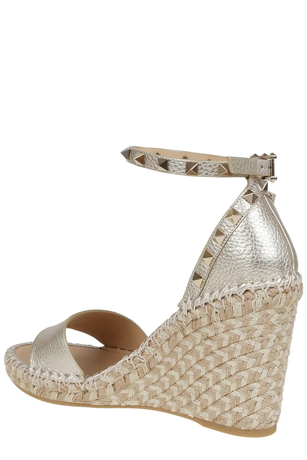 Studded Wedge Espadrilles
