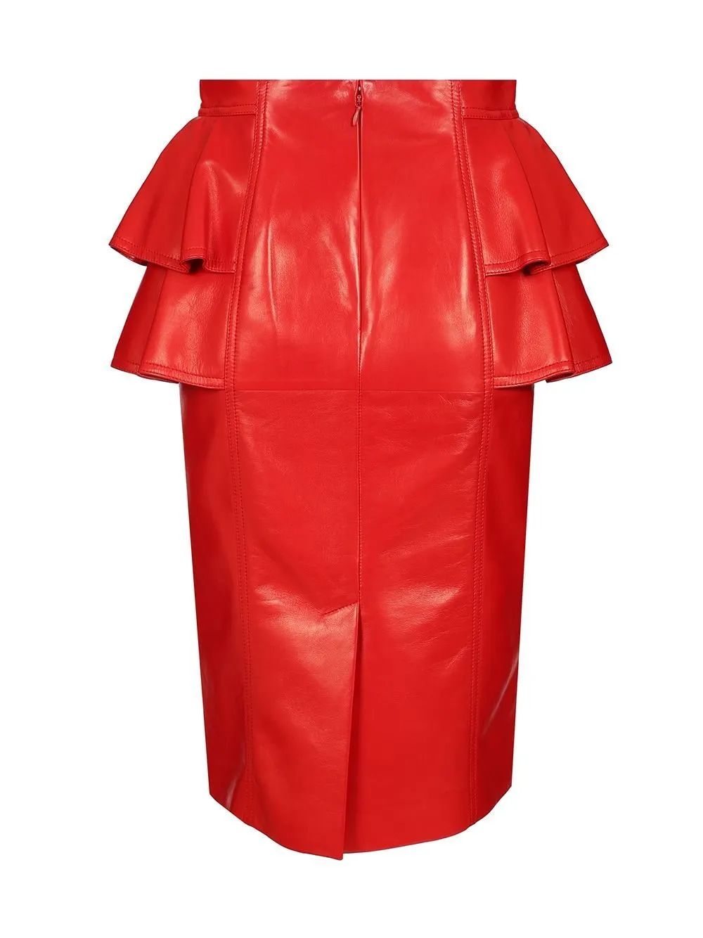 Peplum Midi Skirt