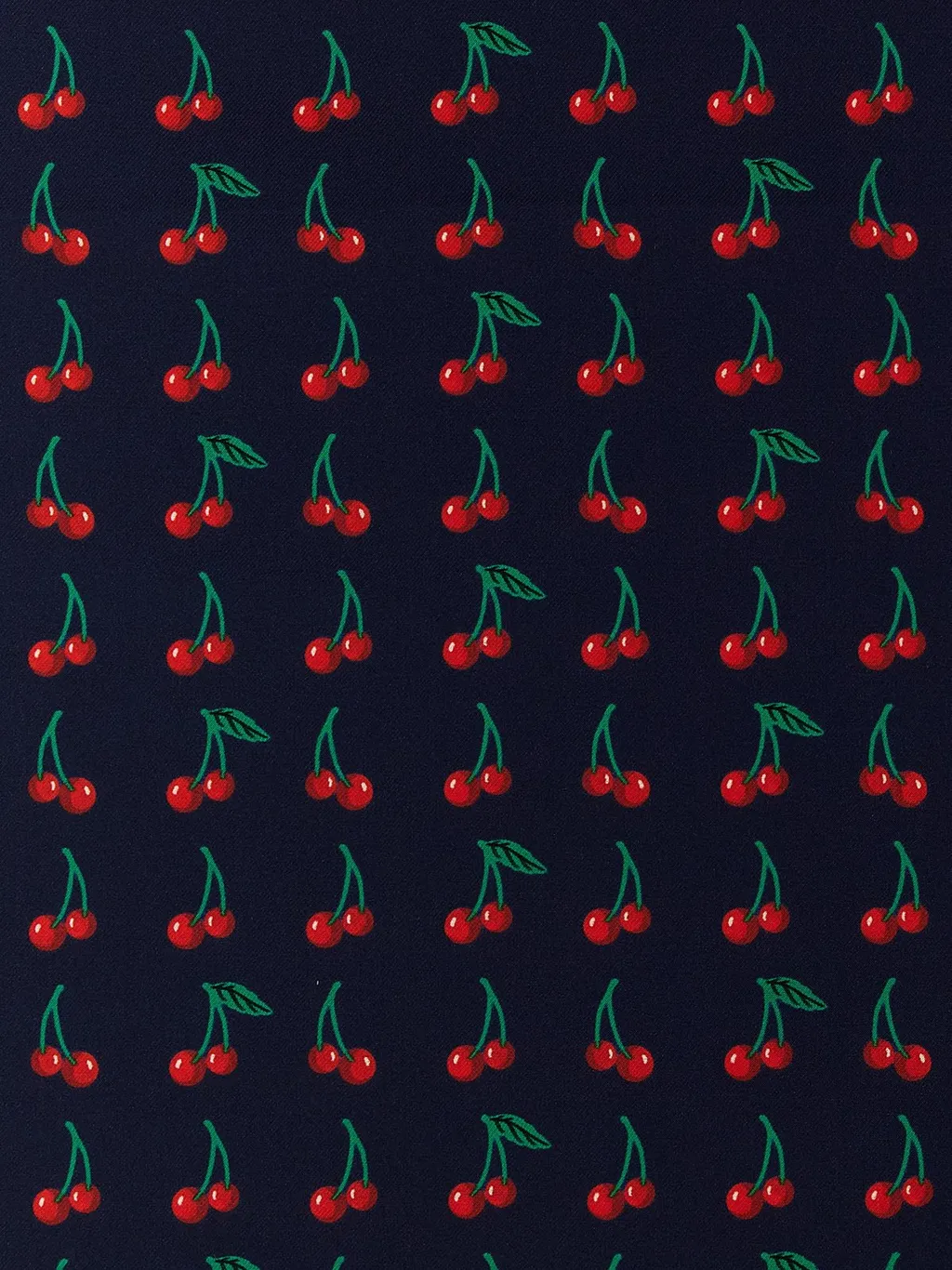 Scarf With Cherry Print