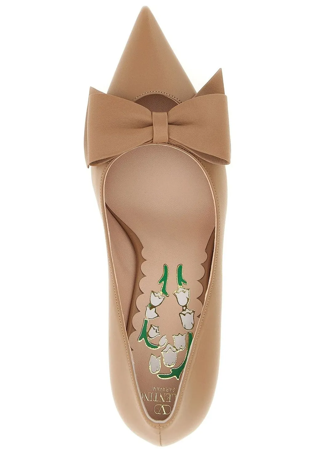Bow-Embellished Pumps