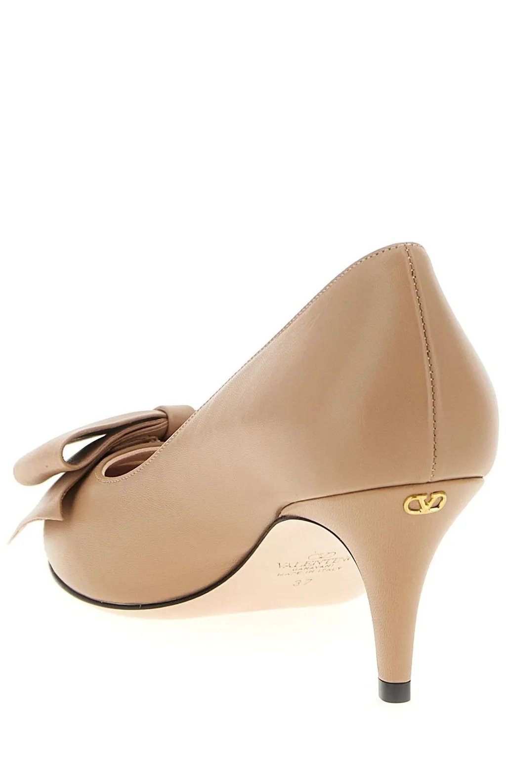 Bow-Embellished Pumps