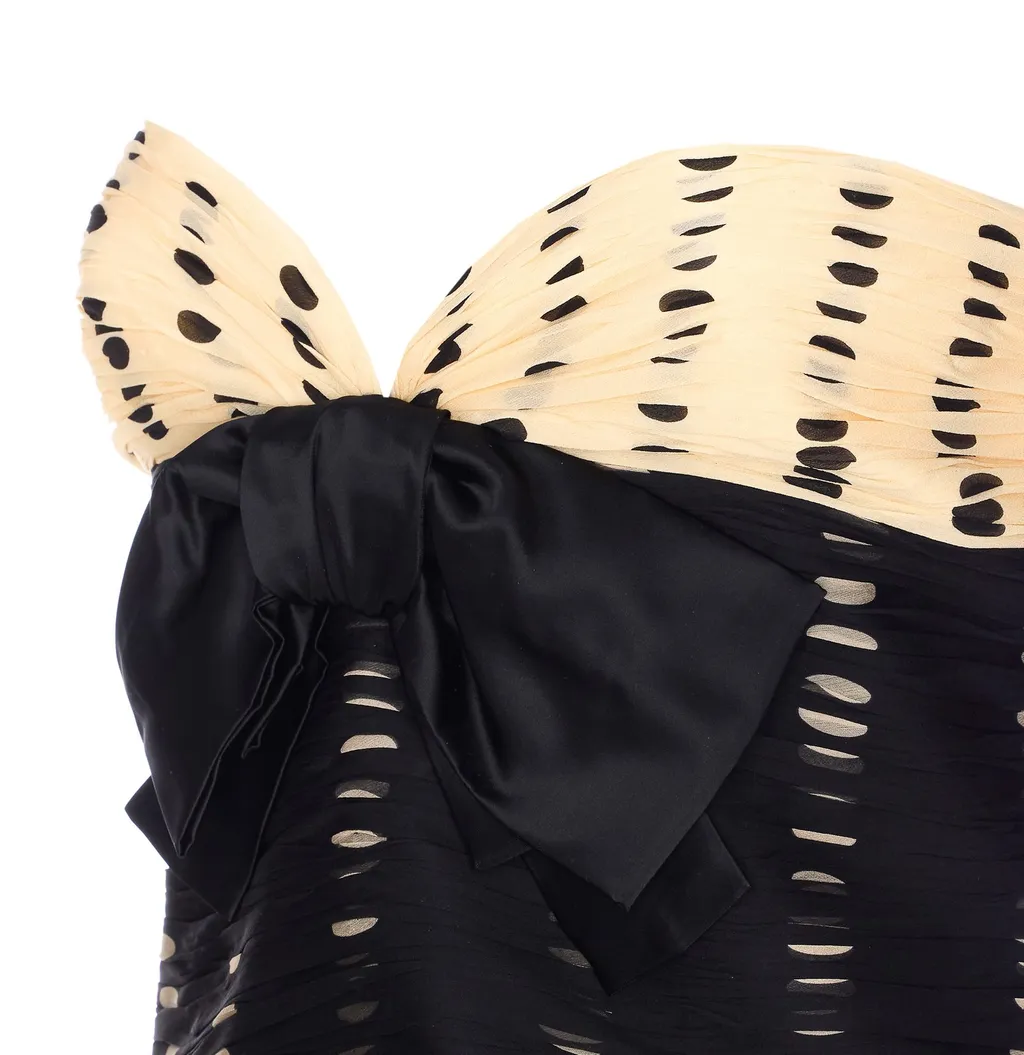 Strapless Bow Corset Top