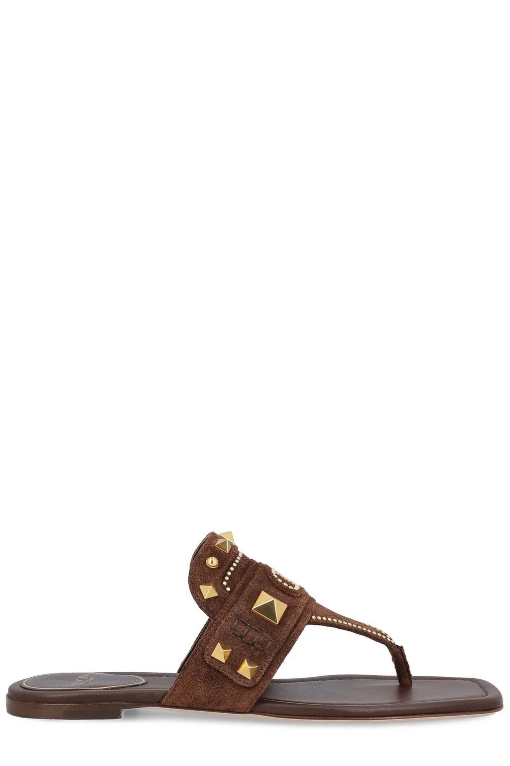 Studded Thong Sandals