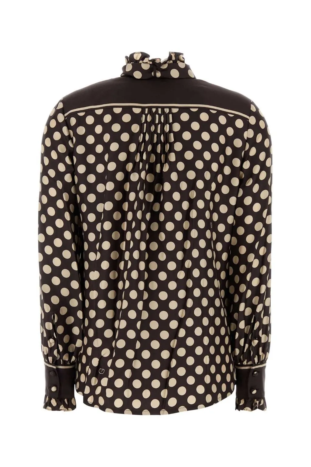 Polka Dot Silk Shirt