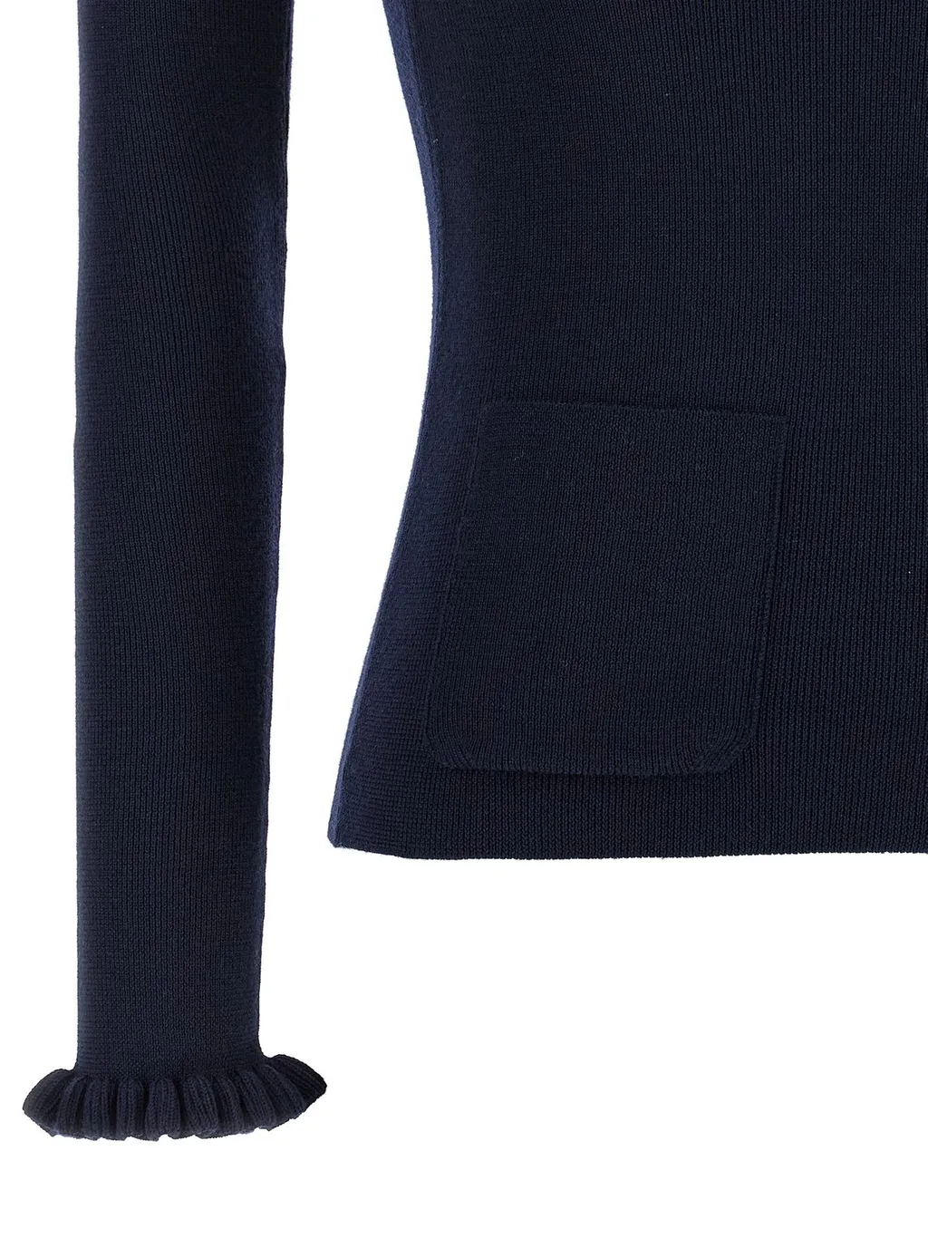 V-Neck Sweater With Pockets