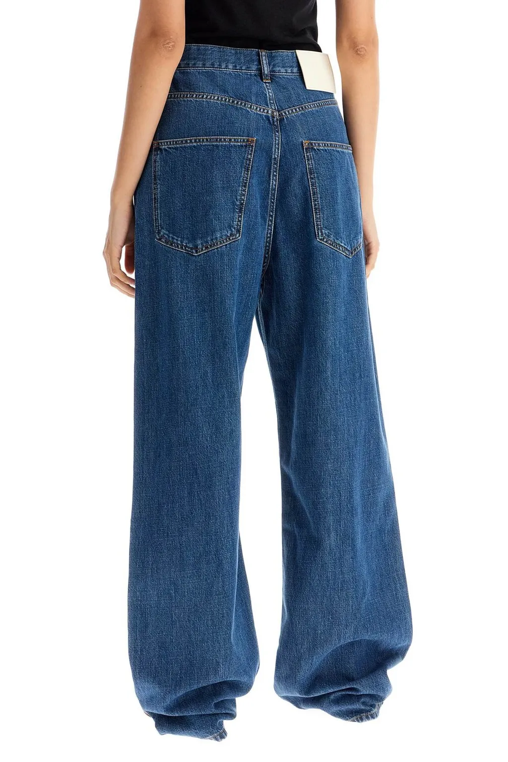 High-Waisted Wide-Leg Jeans