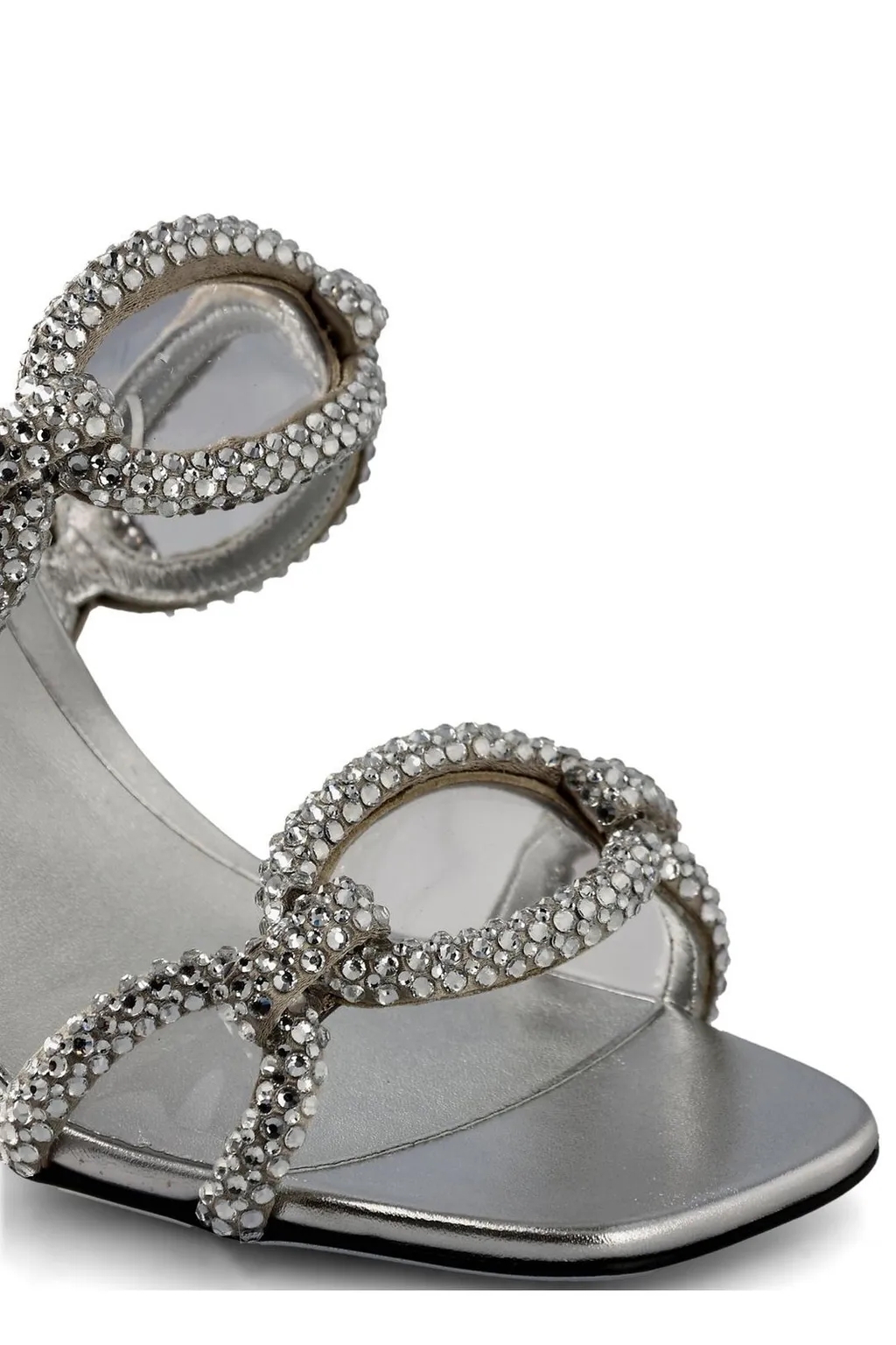 Mules With Crystal Embellishments