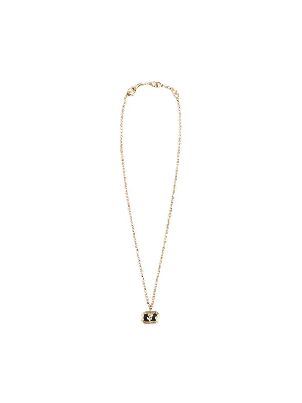 V Logo Necklace