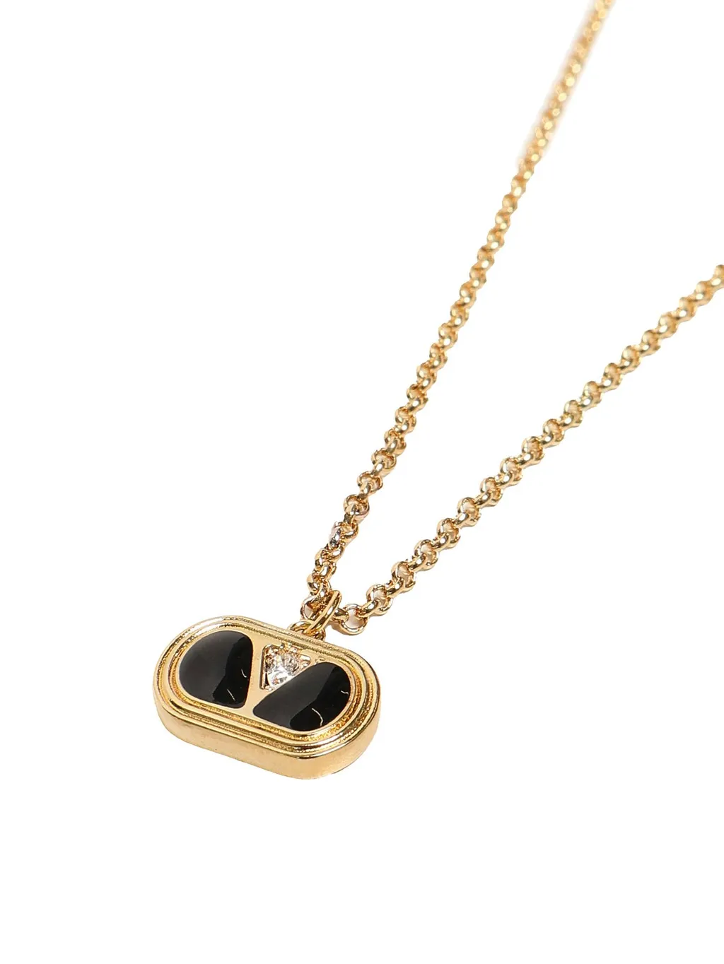 V Logo Necklace