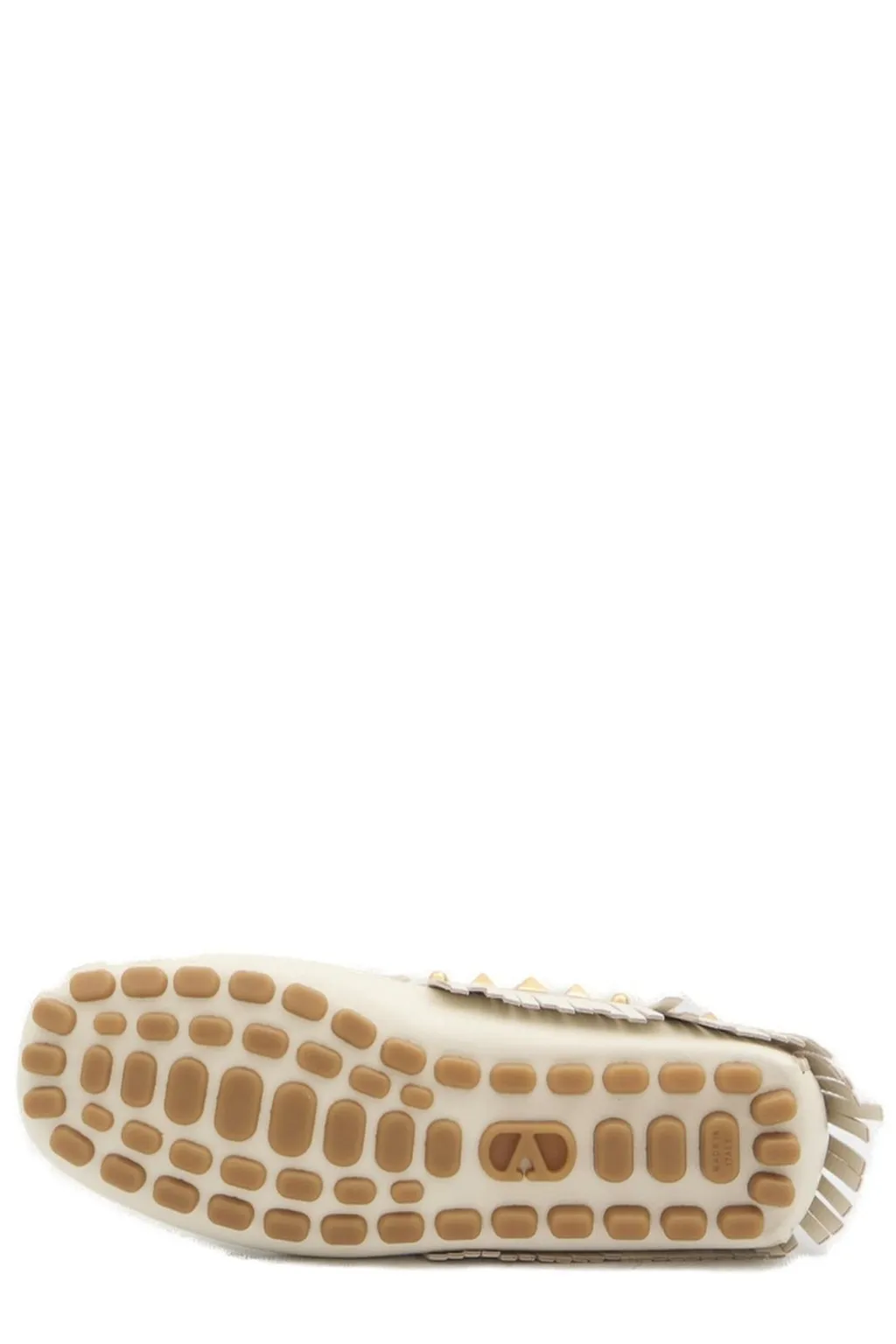 Loafers With Fringes And Studs