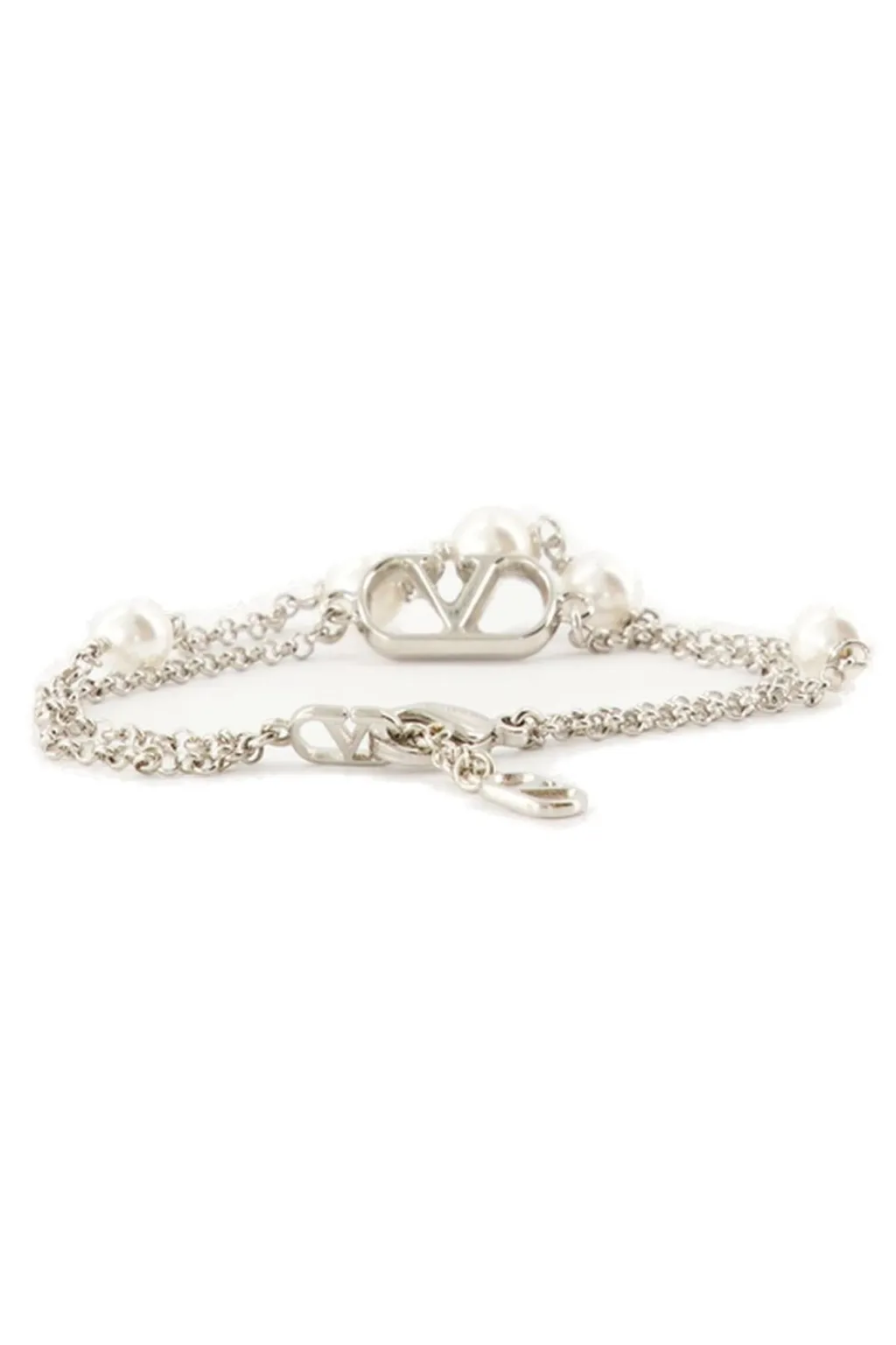 Bracelet With Pearls And Vlogo