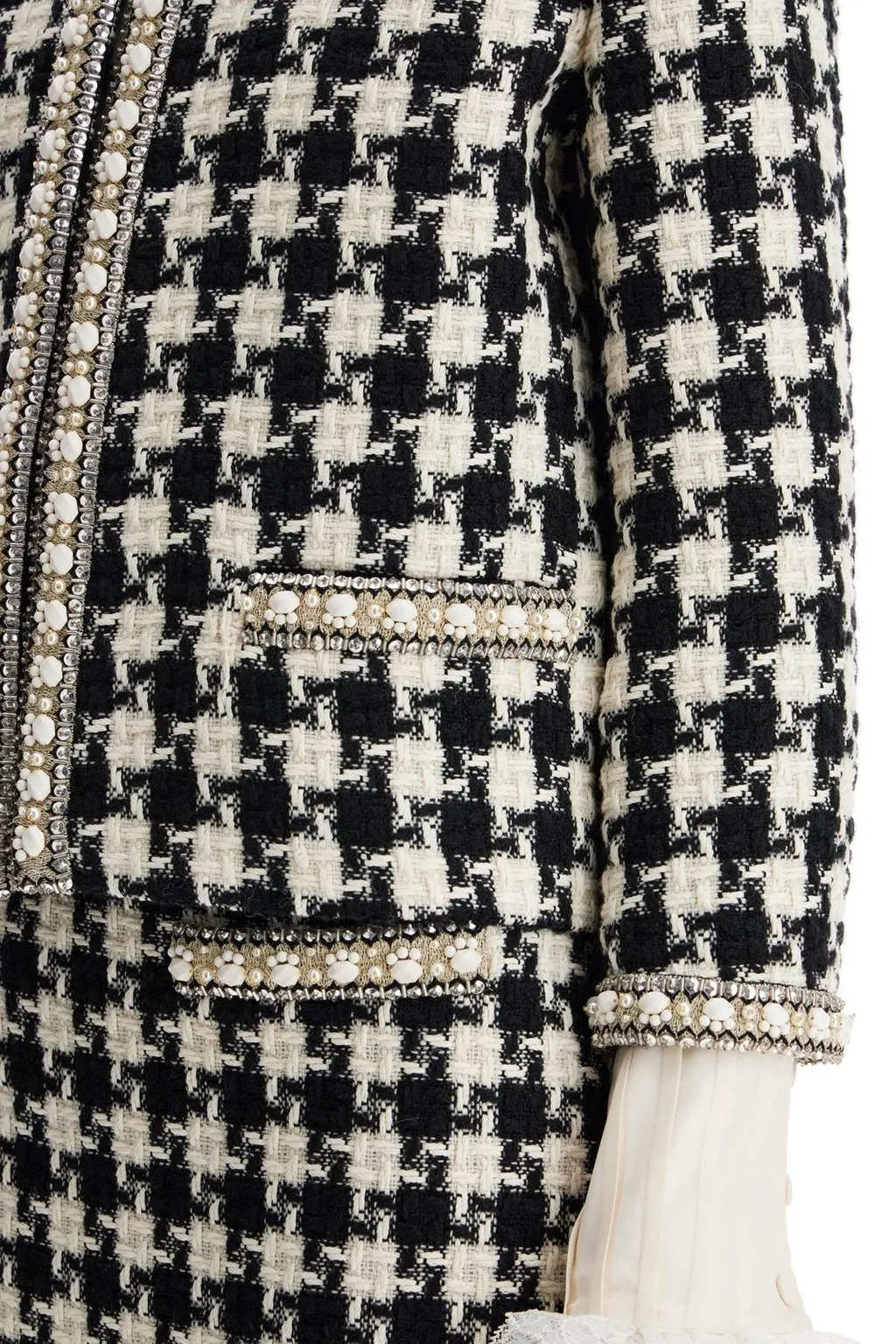 Houndstooth Tweed Jacket