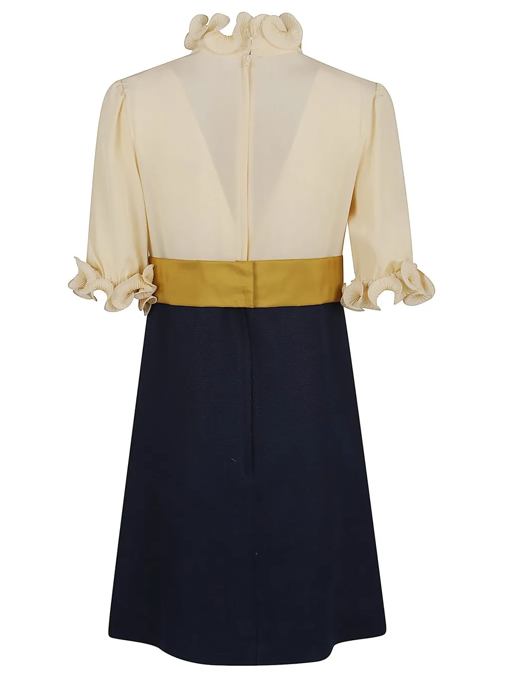 Ruffled Neck Dress