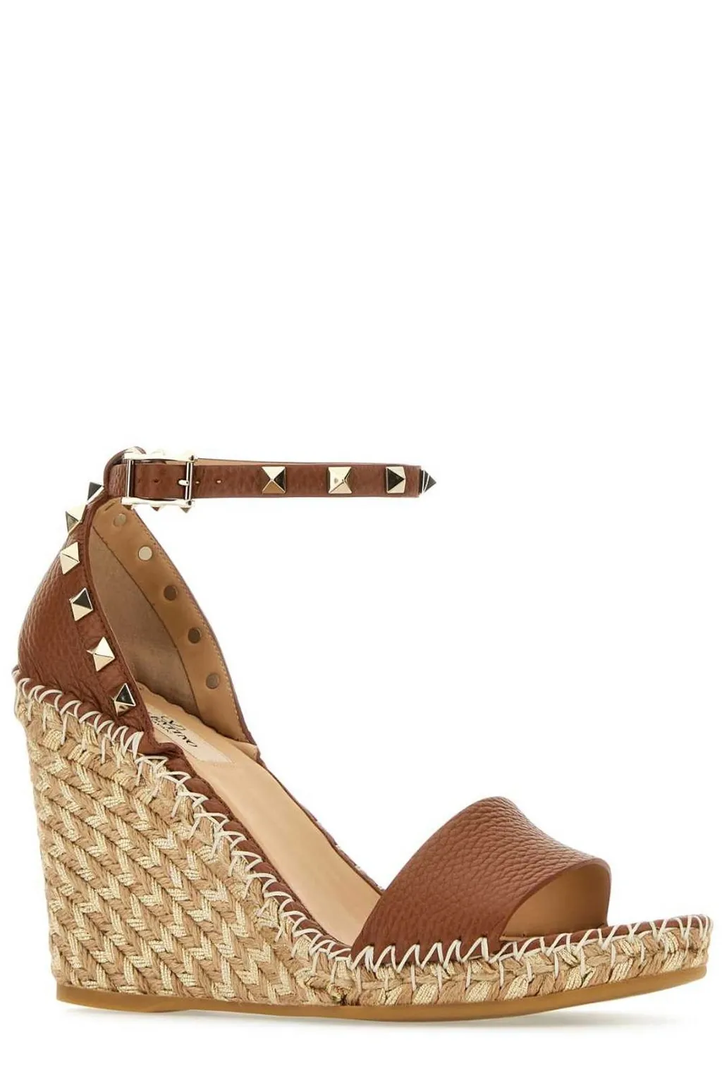 Studded Wedge Espadrilles