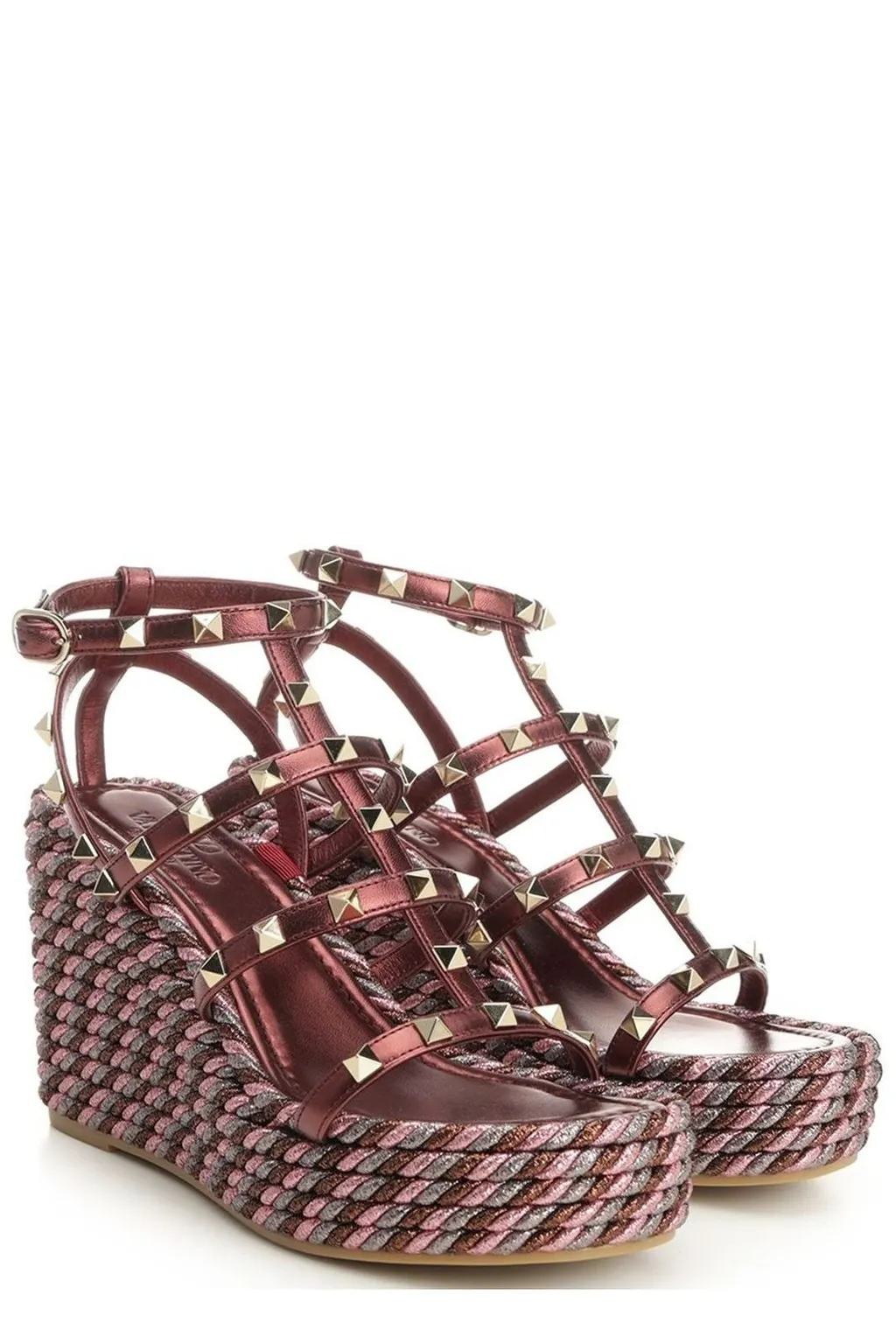 Studded Wedge Sandals