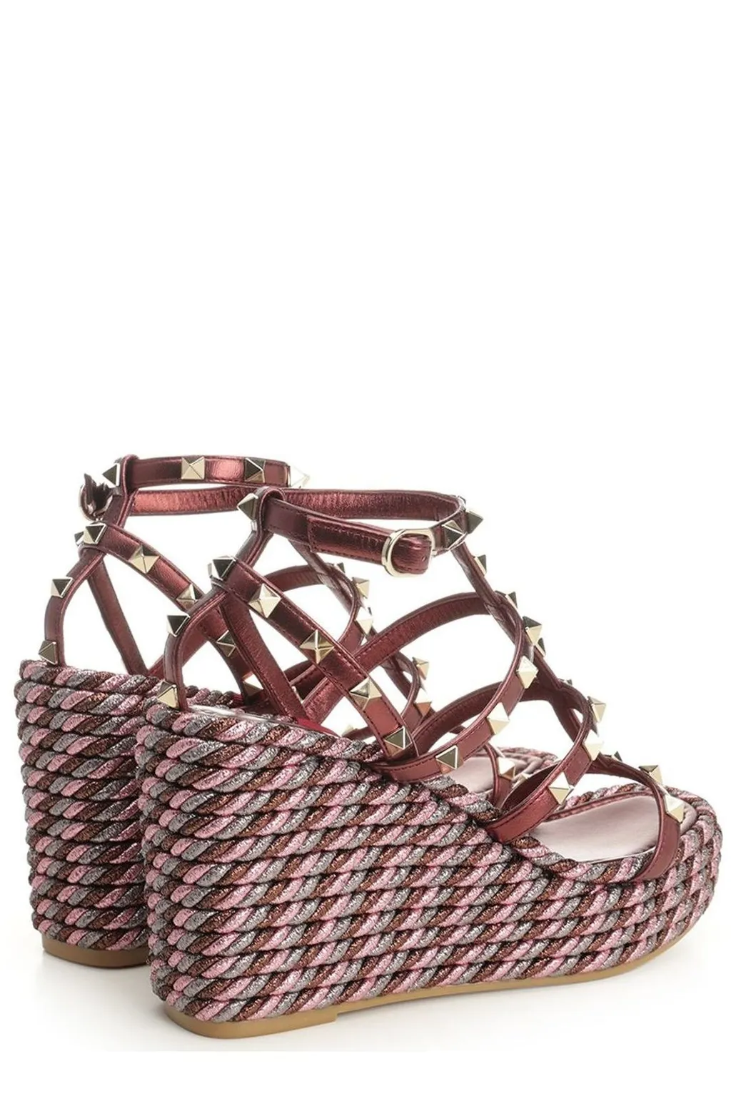 Studded Wedge Sandals
