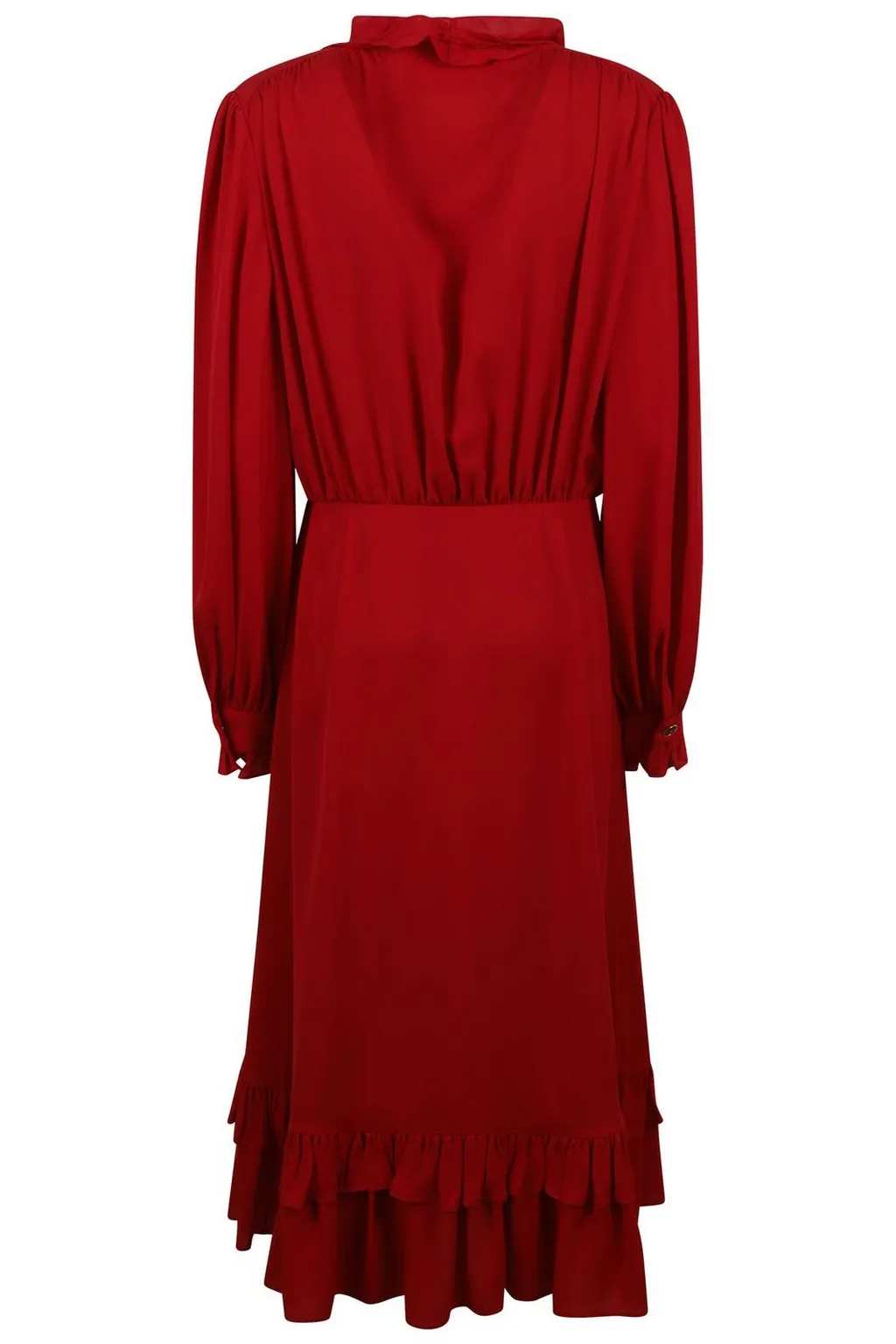 Ruffled Midi Dress