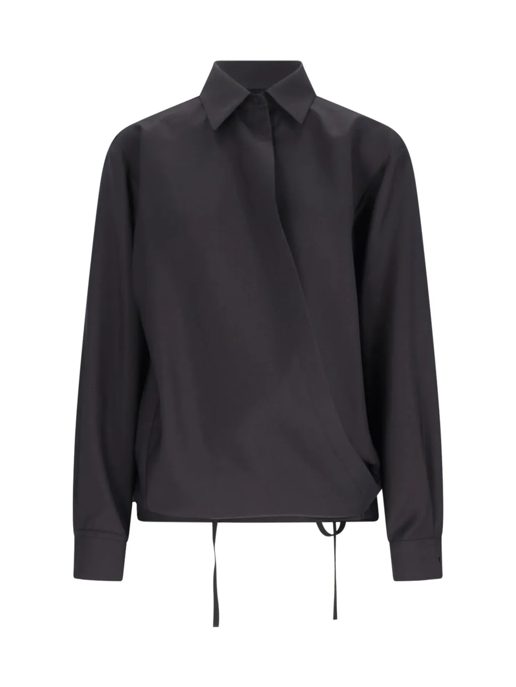 Asymmetric Poplin Shirt