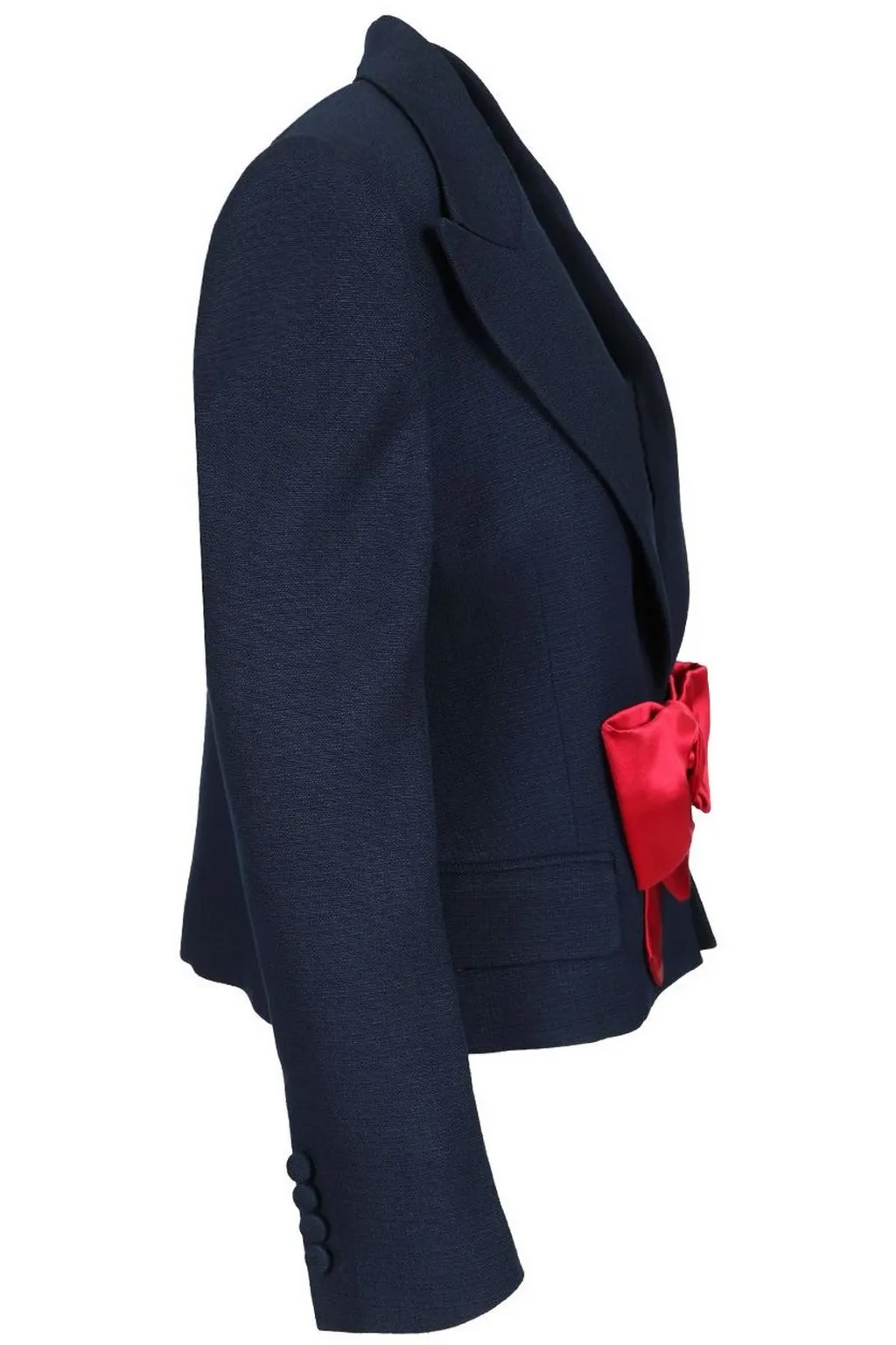 Blazer With Bow Detail