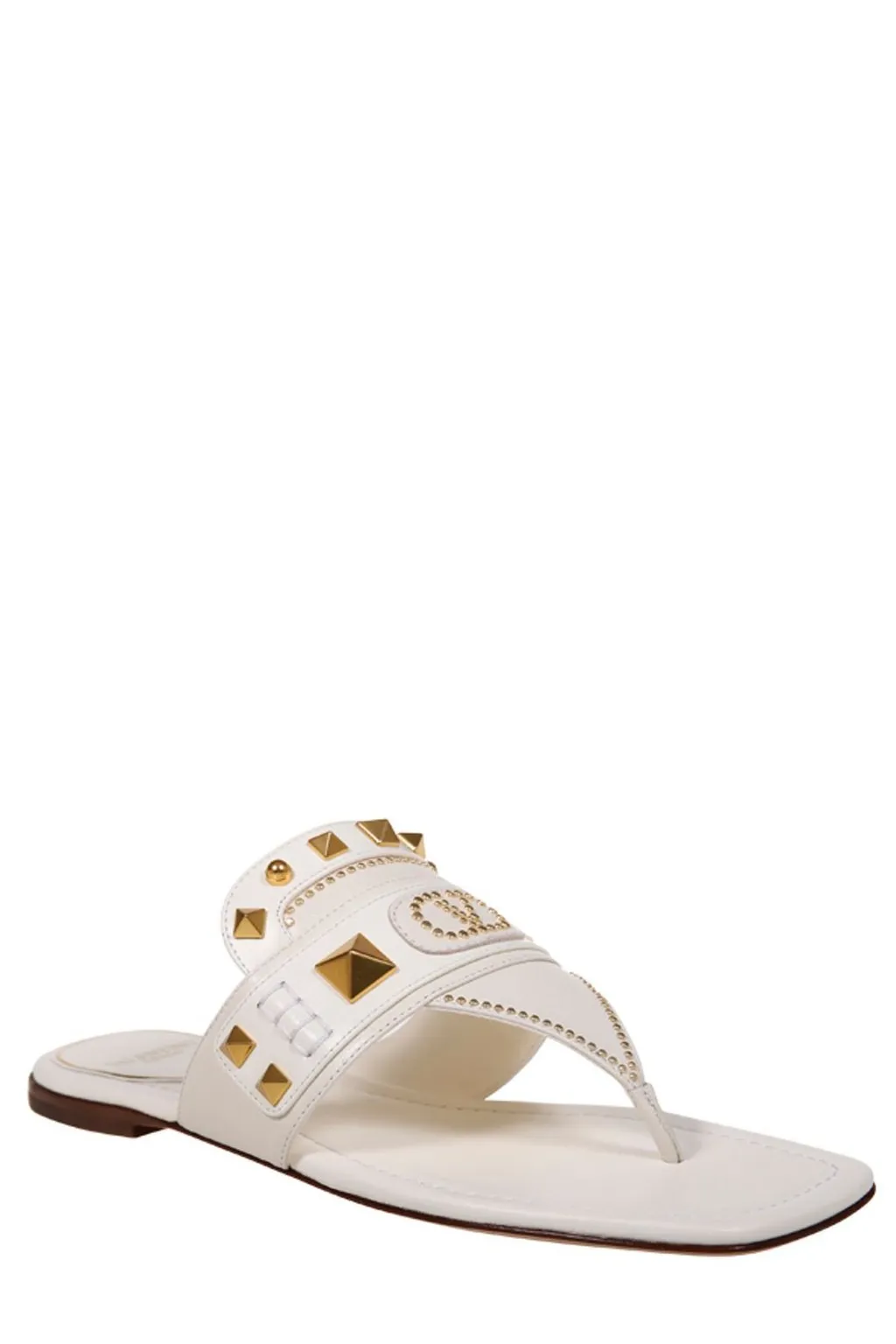Studded Thong Sandals