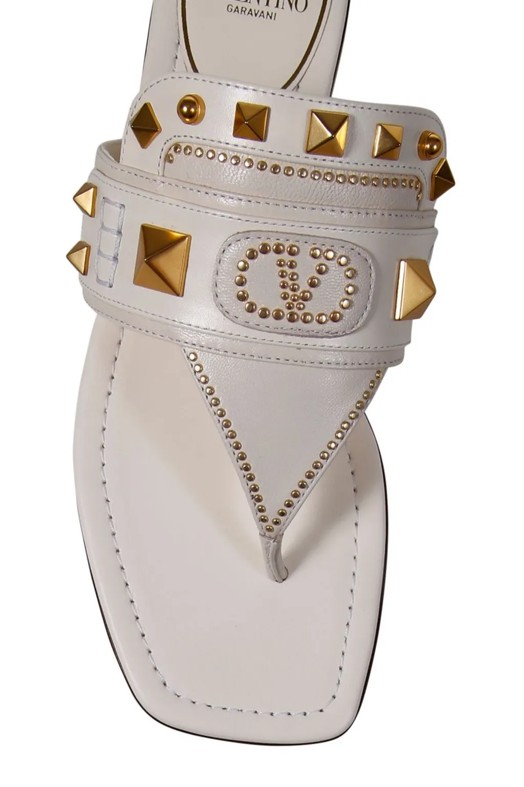 Studded Thong Sandals