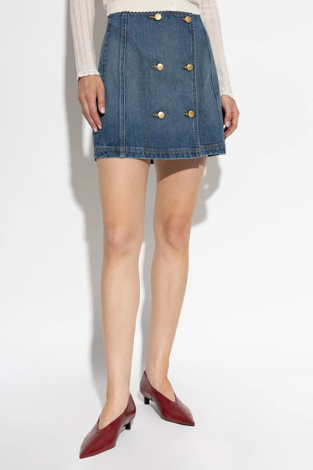 Denim Mini Skirt