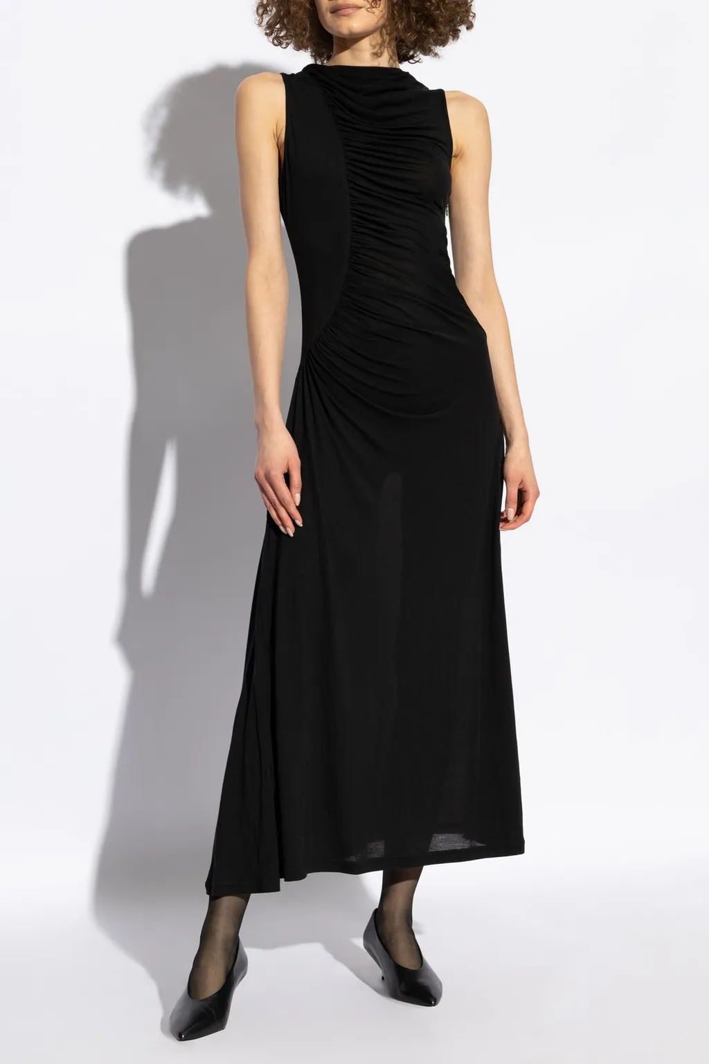 Ruched Midi Dress