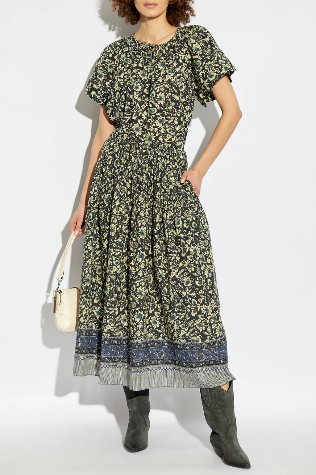 Floral Print Midi Dress