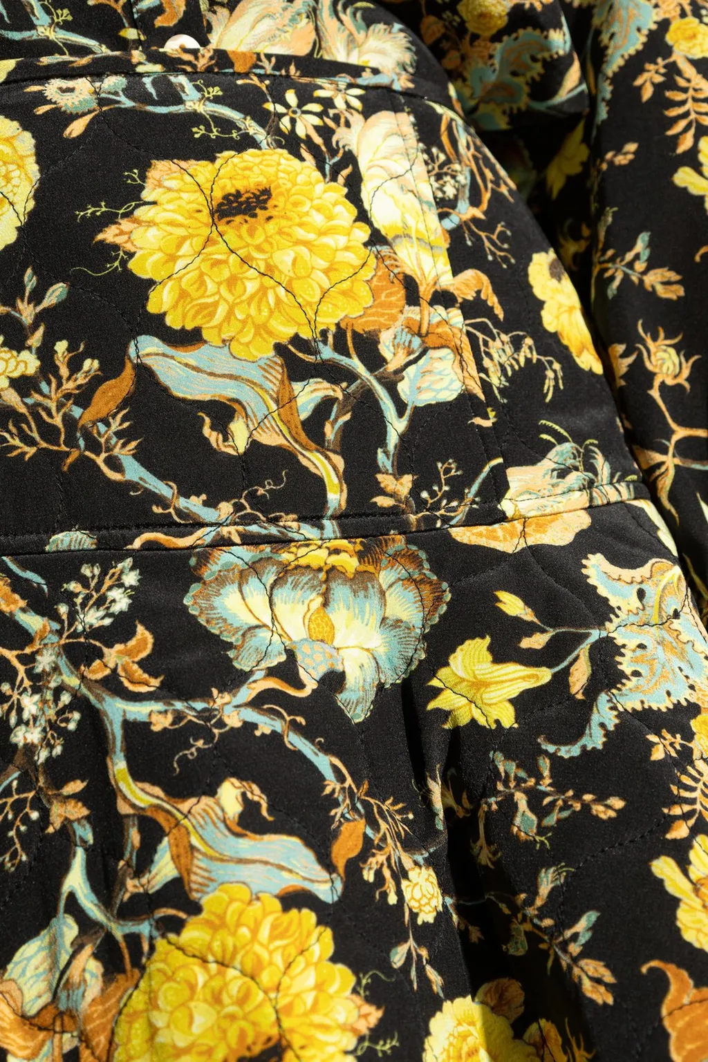 Floral Print Pleated Mini Skirt