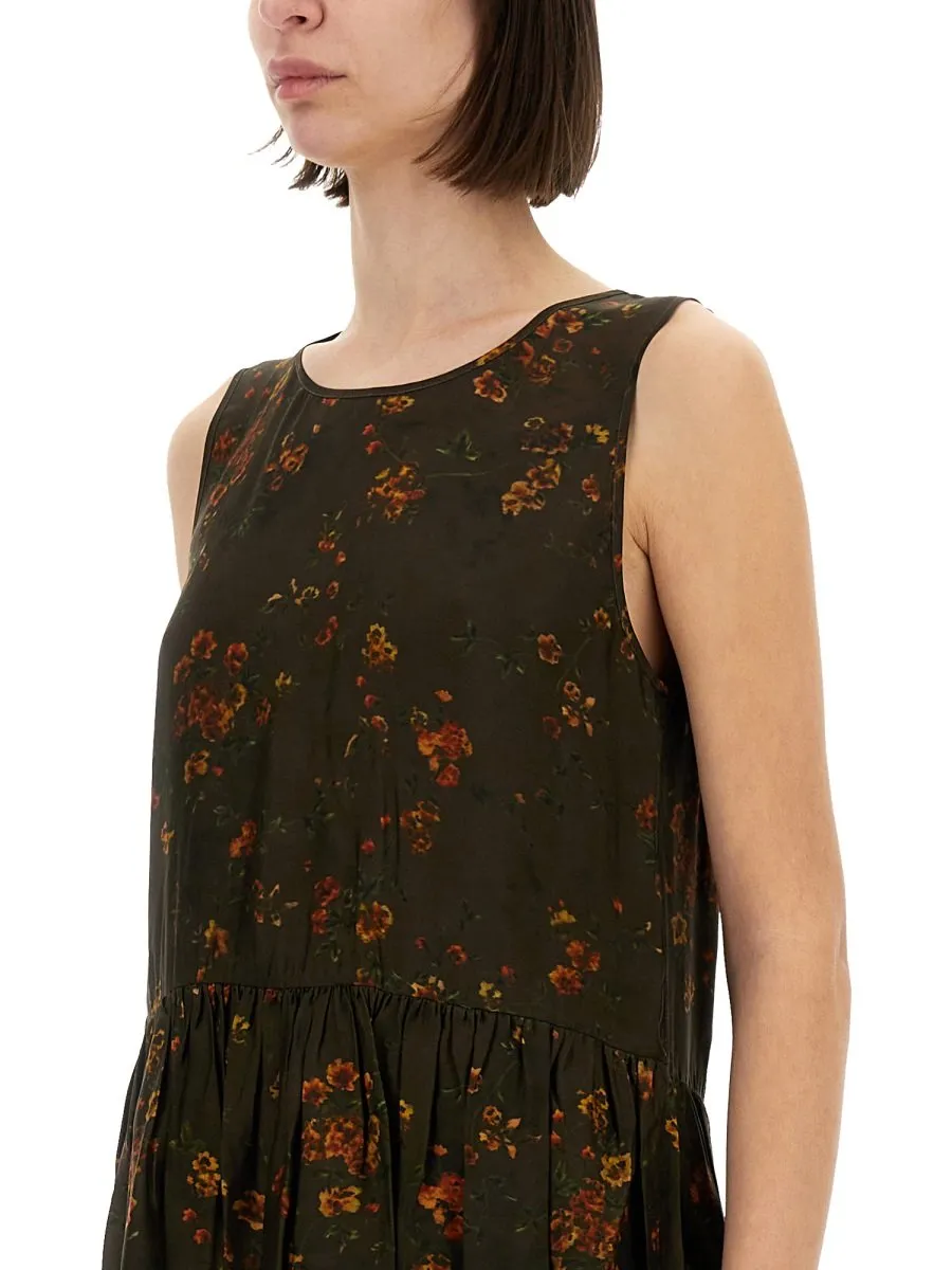 Floral Print Midi Dress
