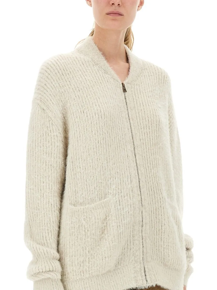 Zip-Up Cardigan