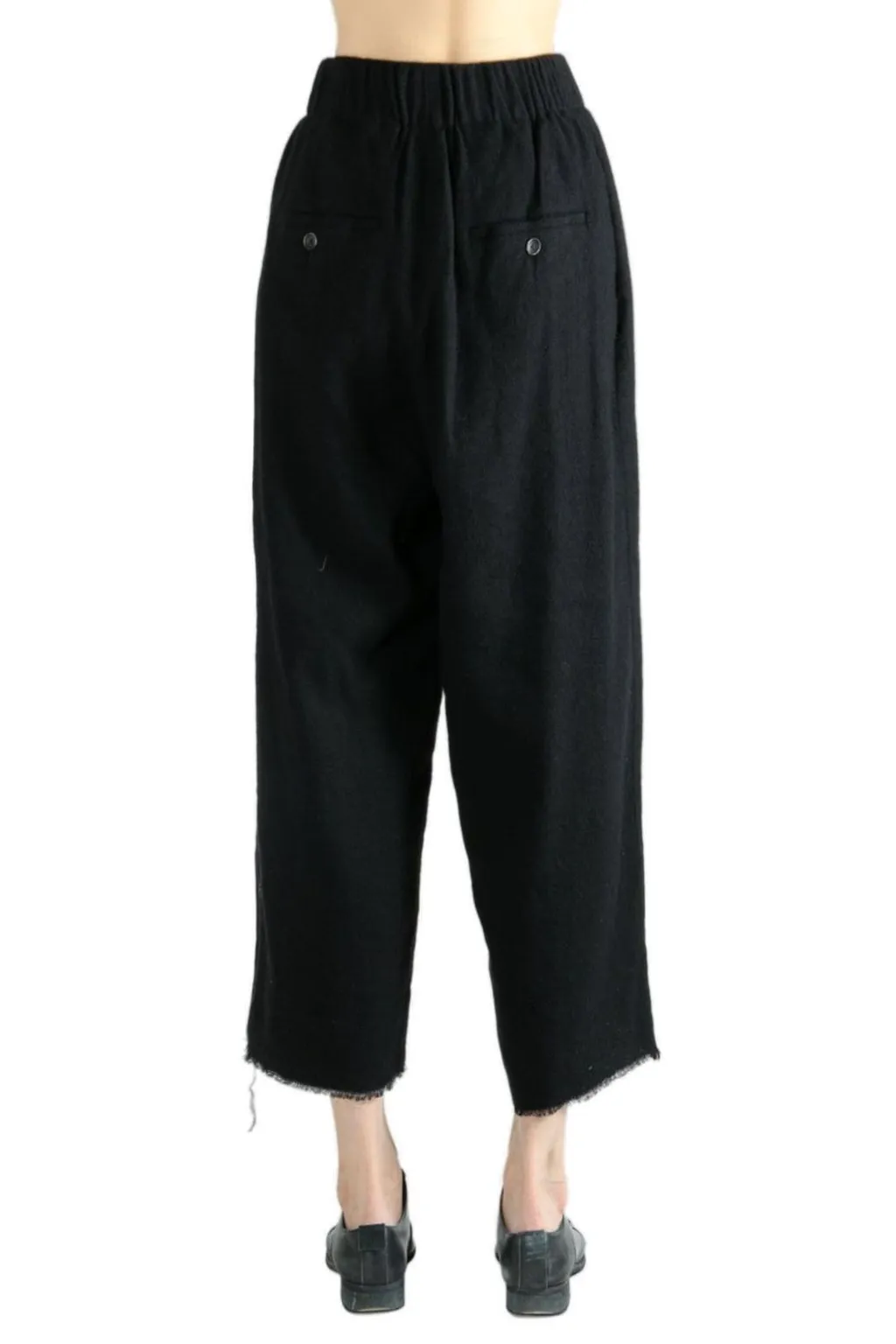 Wide-Leg Cropped Pants