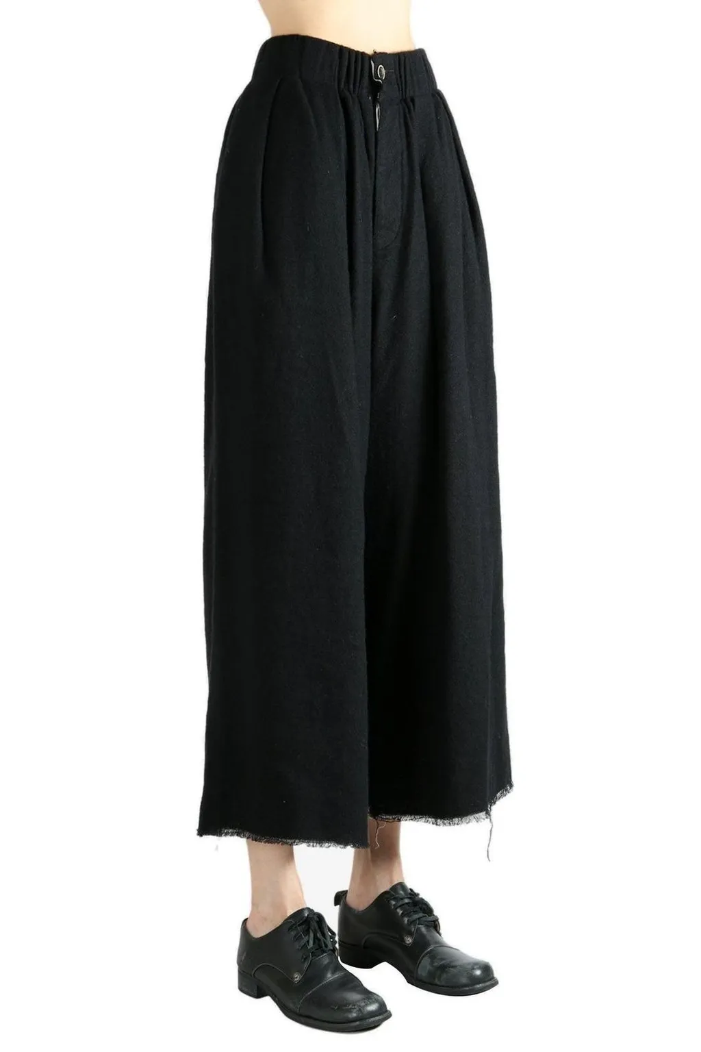 Wide-Leg Cropped Pants