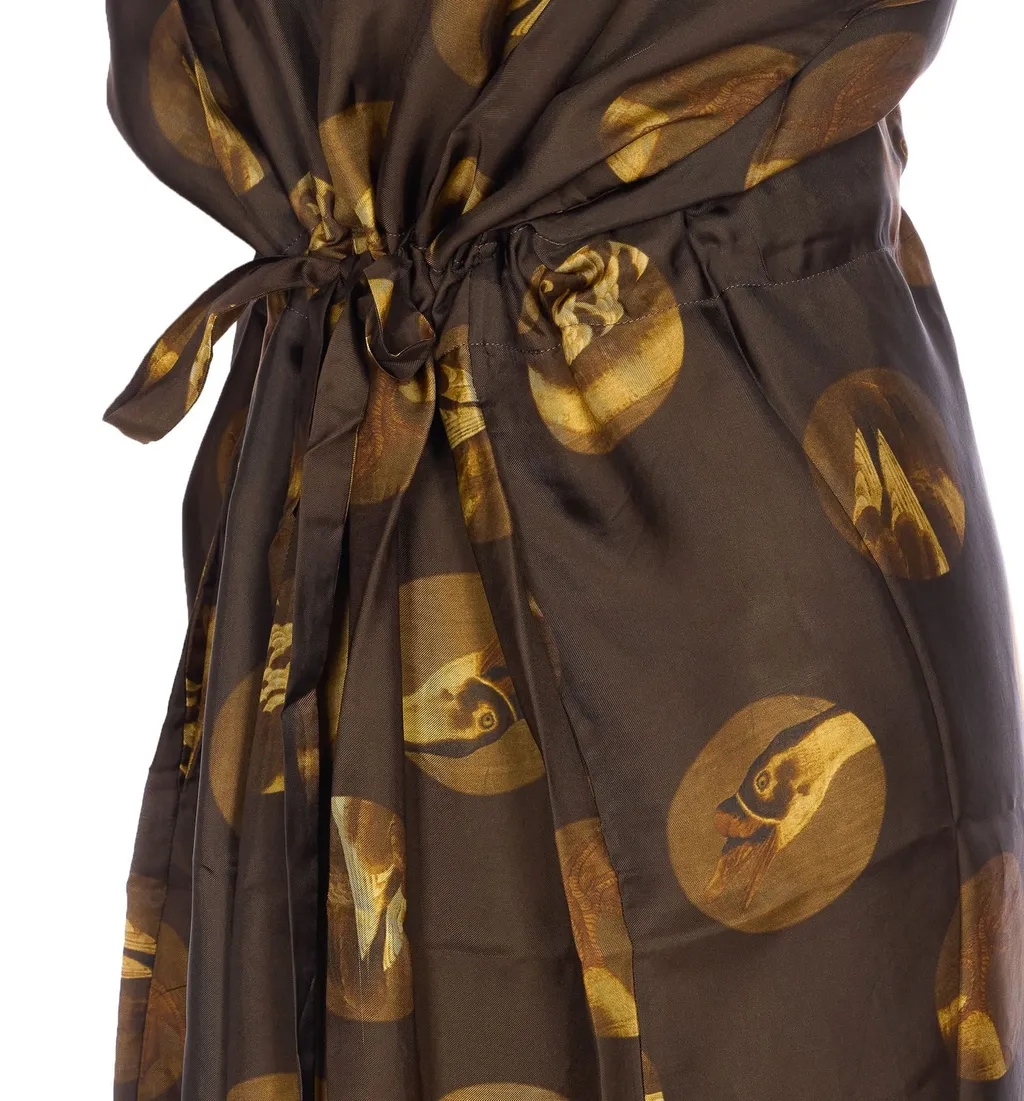 Printed Kaftan Dress
