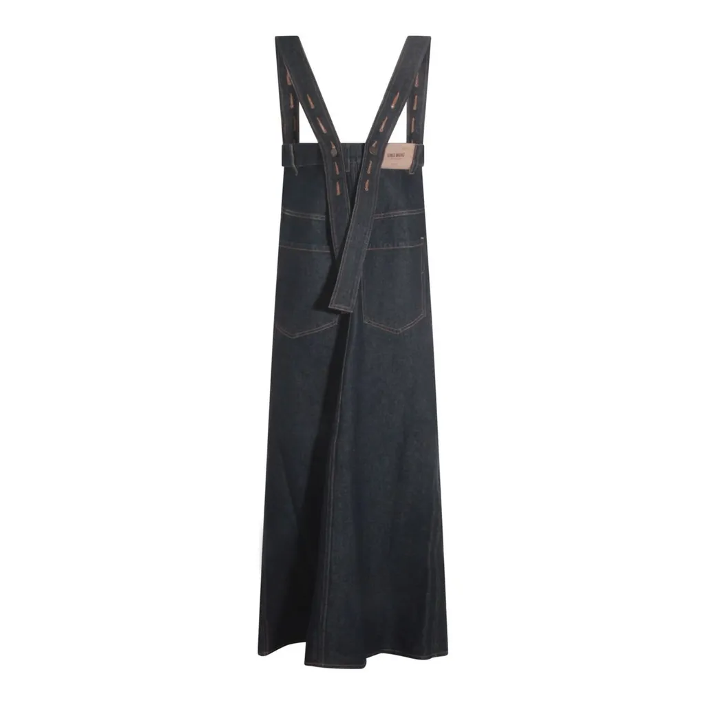 Denim Pinafore Dress