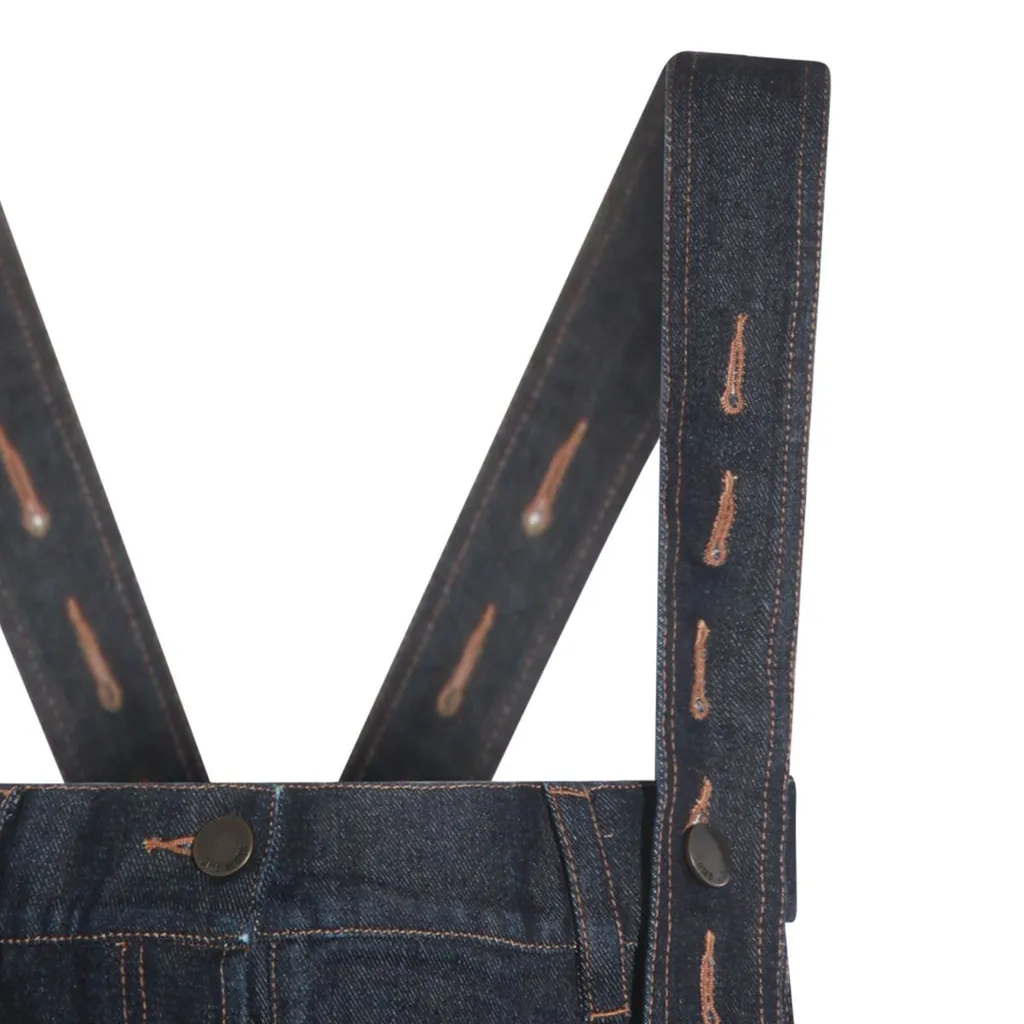 Denim Pinafore Dress